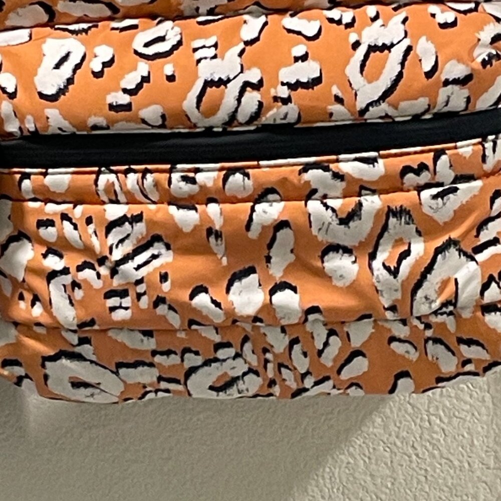 TED BAKER LONDON Laptop Backpack Leopard Orange Black White Size OS - Picture 2 of 15